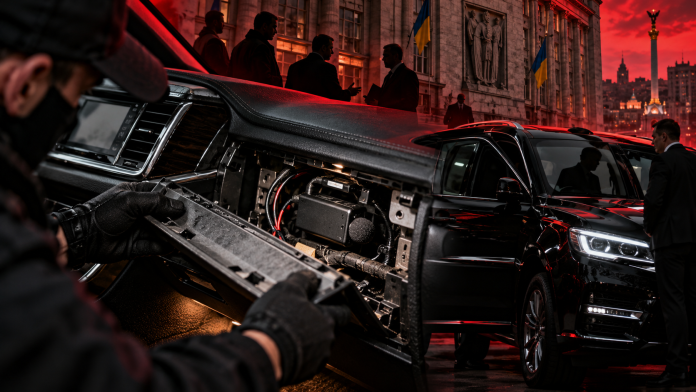 У всіх автомобілях заступників Кличка знайшли пристрої для прослуховування, їх встановлення пов’язують з АТП КМДА, яким керує Рахматуллін У всіх автомобілях заступників Кличка знайшли пристрої для прослуховування, їх встановлення пов’язують з АТП КМДА, яким керує Рахматуллін